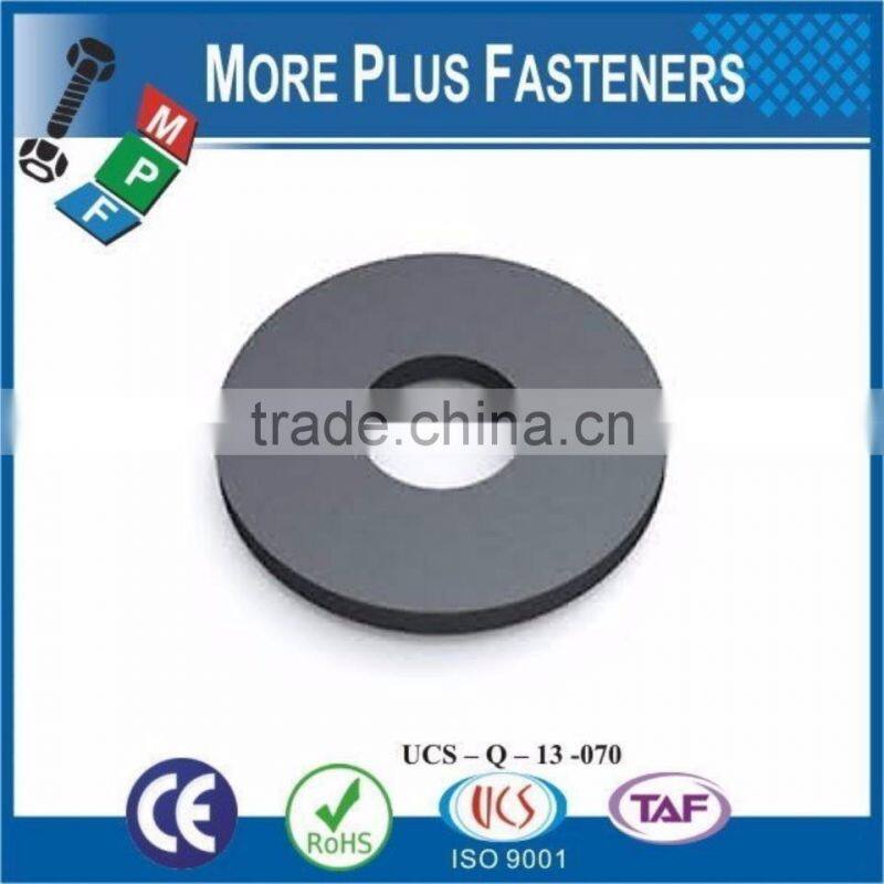 Made In Taiwan Plastic Flat Washer Black Nylon Reinforced Rubber Fender Thrust Round