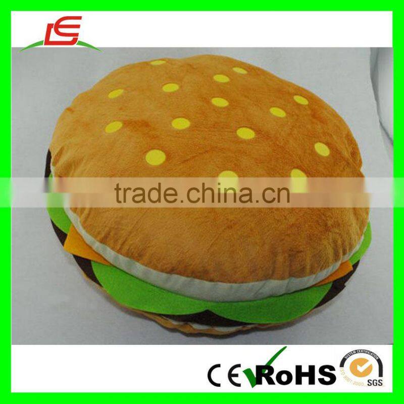 E401 38 * 16 cm Seems Yummy Soft Stuffed Pillow Plush Hamburger Cushion