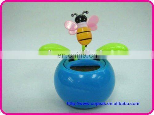New Solar Power Flip Flap Dancing Toy Flower Cute yellow Daisies Flower