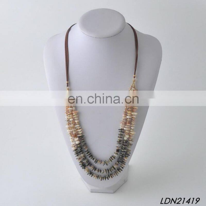 Fashion Layered Handmade Shells Necklaces