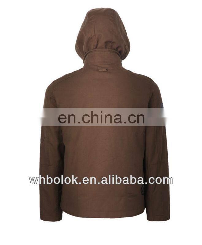 Factory wholesale mens casual cotton jacket slim fit jacket