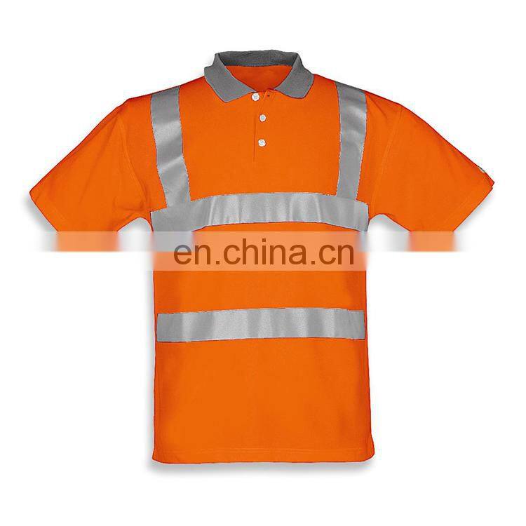 Wholesale reflective European T-shirt work clothes