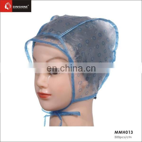 superior quality Transparent Soft Rubber Hair Heat Salon Hair Dye Cap
