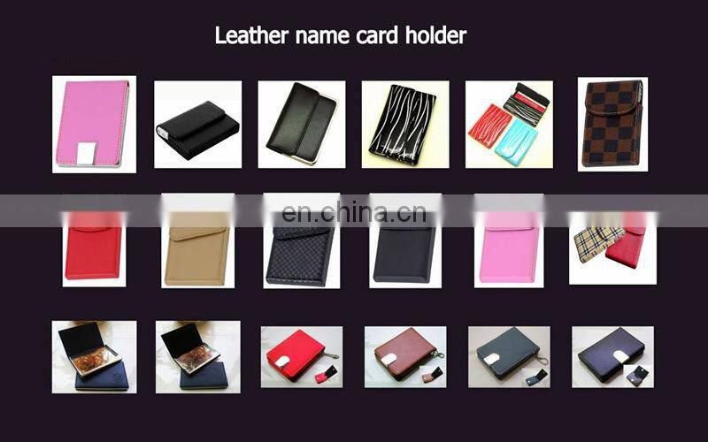 Personalized logo stainless steel name cards case