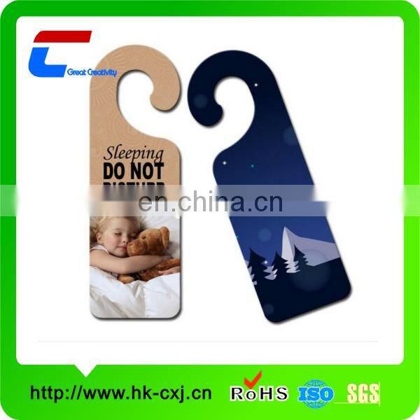 paper pvc hotel do not disturb door hanger desgin