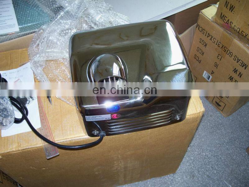 Rapid electric towel hot air hand dryer stainless steel