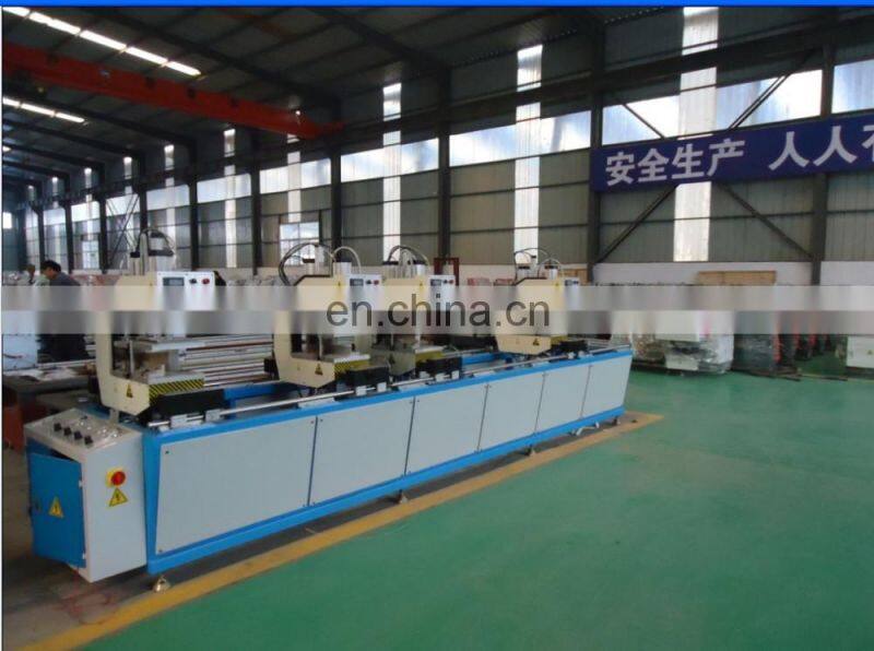 Four heads UPVC window fabrication machine