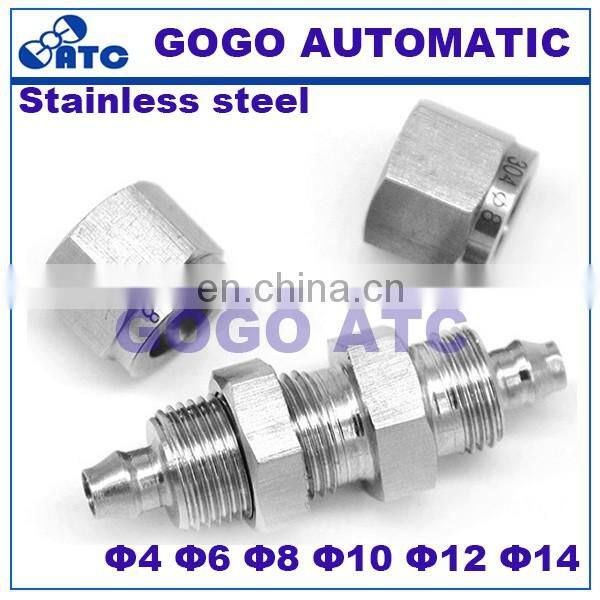 Quick coupler ZG3/8 male thread O.D 6 8 10 12 mm 1/4 3/8 1/2 inch hard tube stainless steel Right angle elbow connector fitting