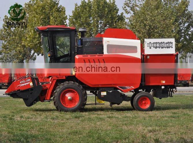 3 rows 140HP Zoomlion Corn Maize Combine Harvester