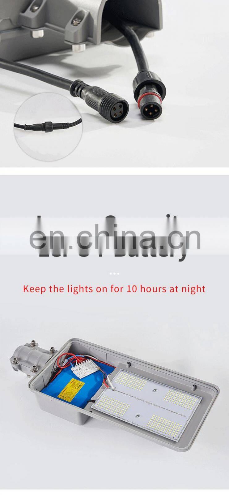 outdoor high bright 25 50 100 150 200 300 w garden road lighting solar power led street light lamp