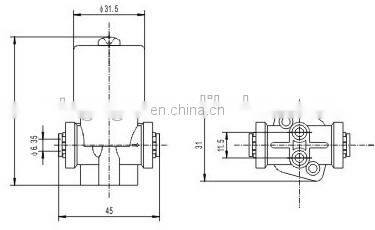 plastic micro solenoid valve dc24v