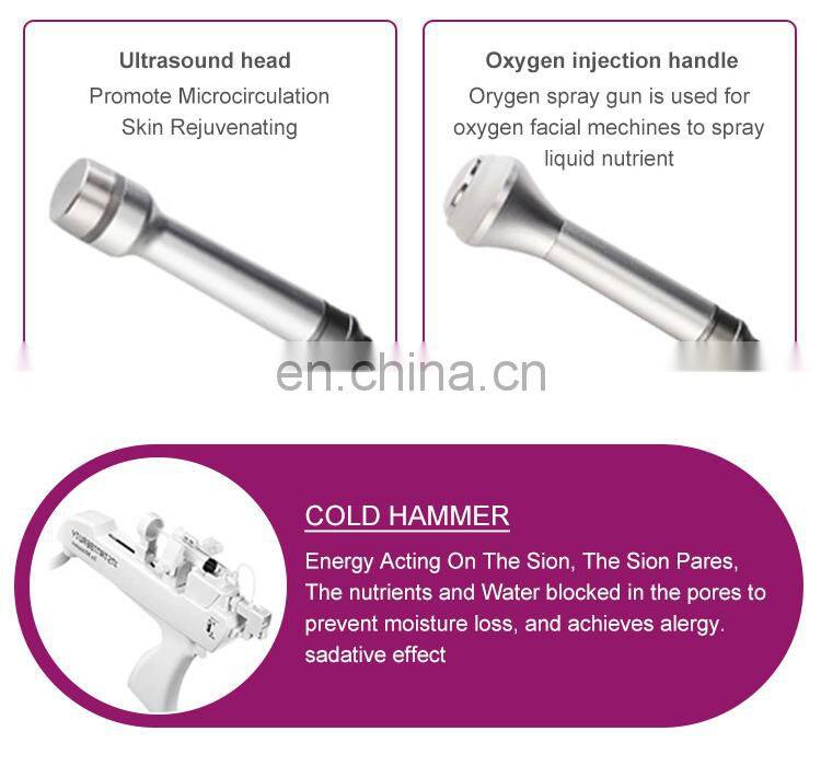 New Original 6 In 1 diamond microdermabrasion high frequency tightening oxygen water jet peel facial machine