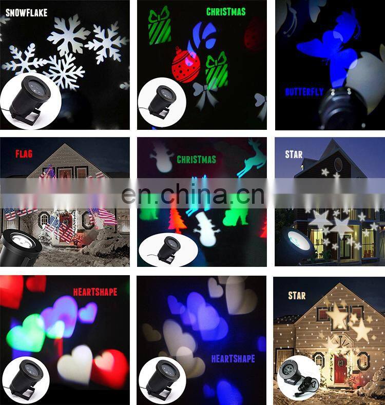 Christmas decorative IP65 waterproof outdoor laser projector
