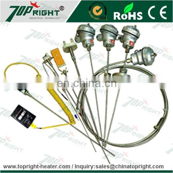 high temperature portable k type thermocouple with digital thermometer with handle