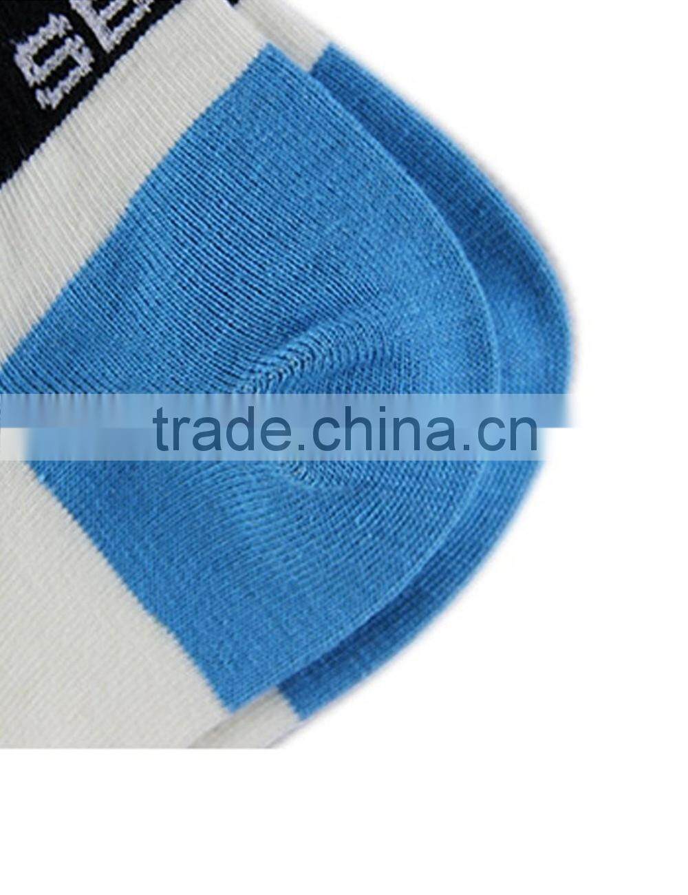 Custom Design sports Ankle Sock with two color pattern 2016