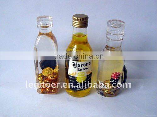 Tooth Shaped Acrylic Small Sand Timer Fridge Magnet