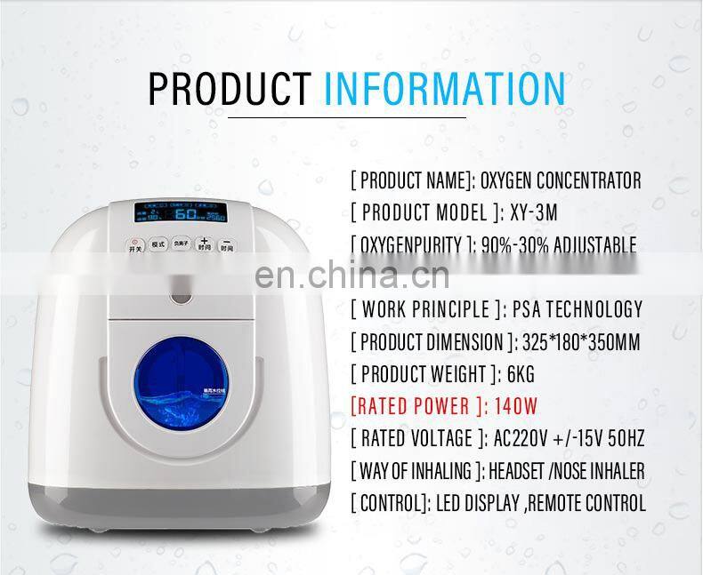 Oxygen Equipment good with battery Professional medical oxygen new portable concentrator