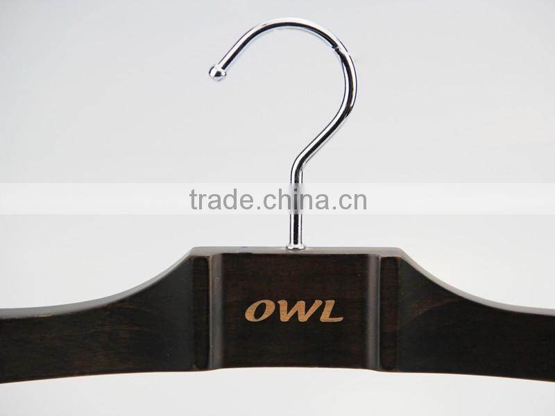 best selling wooden hanger and pants hanger with special shape