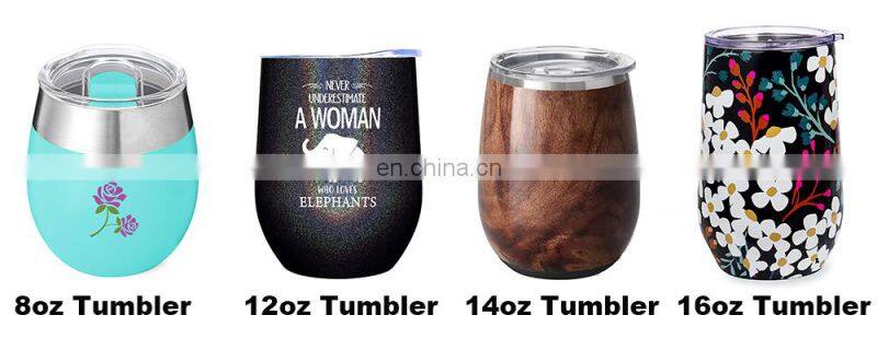 12oz 360ml good morning mug stainless steel tumbler double wall insulated wine tumbler custom
