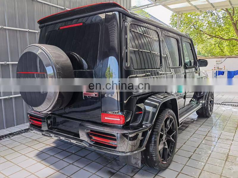 Runde Resin Carbon Fiber For Mercedes-Benz G-CLASS W463 W464 G500 G350 G63 Mansory Style Body Kit Front Bumper Rear Bumper Hood