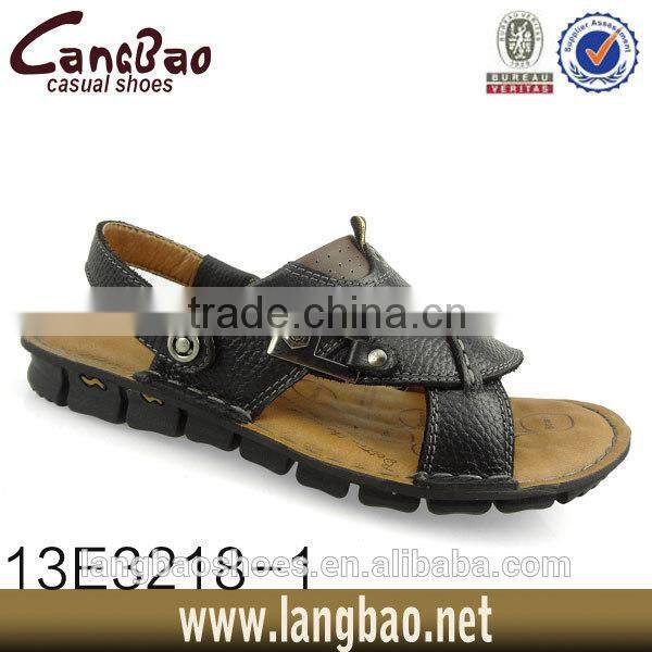 genuine leather handmade comfortable men sandals 2016