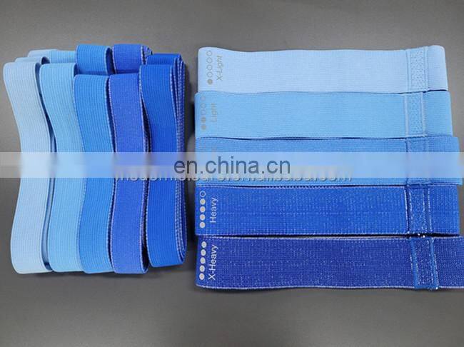 Eco-friendly New Textile Fabric Resistance Loops Bands Set For Legs
