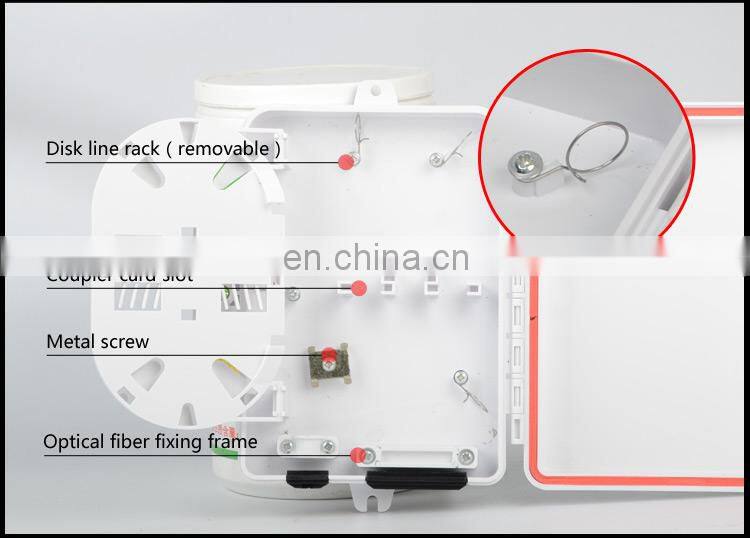 Optic Cable Outdoor Wall Mount Small Ftth waterproof Junction optical fiber splice box