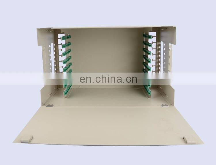 19 Inch Cabinet 96 Core ODF 6 U Optical fiber Distribution Frame