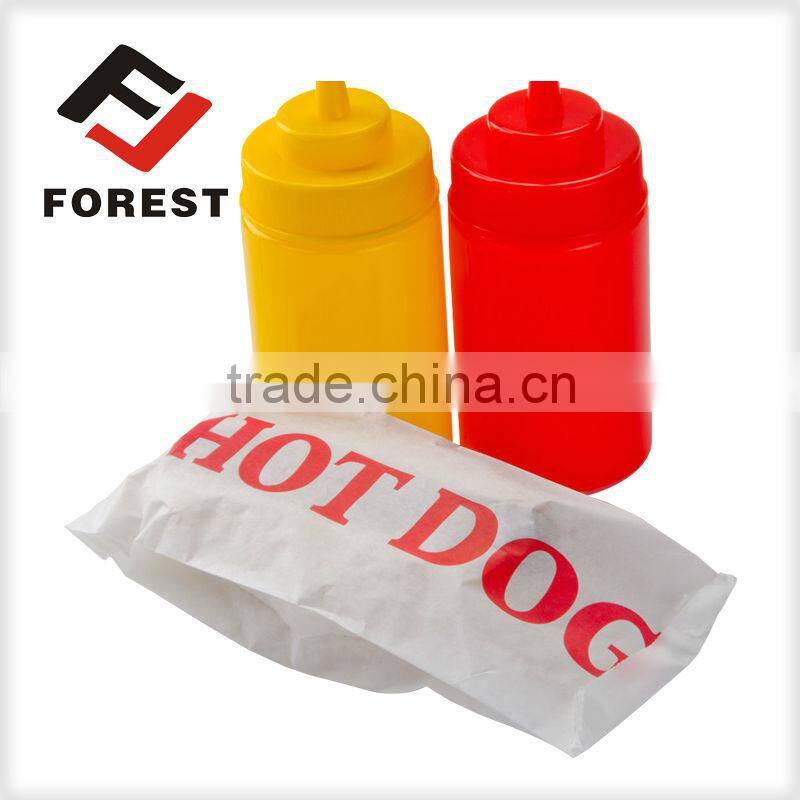 Custom paper bag printing take away fast food paper bag