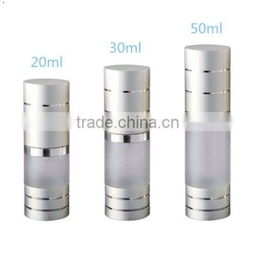 2014 style 30ml Aluminum Collar airless pump bottle with fast shipment