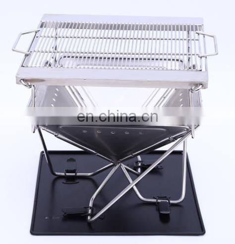 Hot Sale Promotional Suitcase Barbecue Portable Folding Outdoor Charcoal BBQ Grills