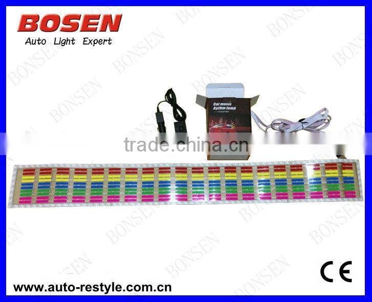 small size LED Decorative Light Car LED Sound Music Light Activated Equalizer 5 Colors