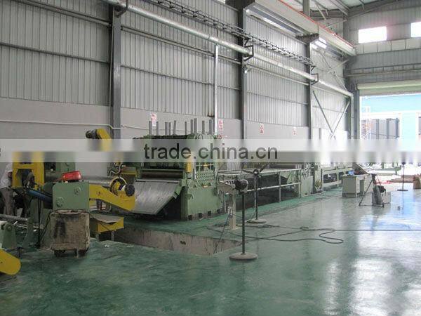 steel sheet cut to length machine
