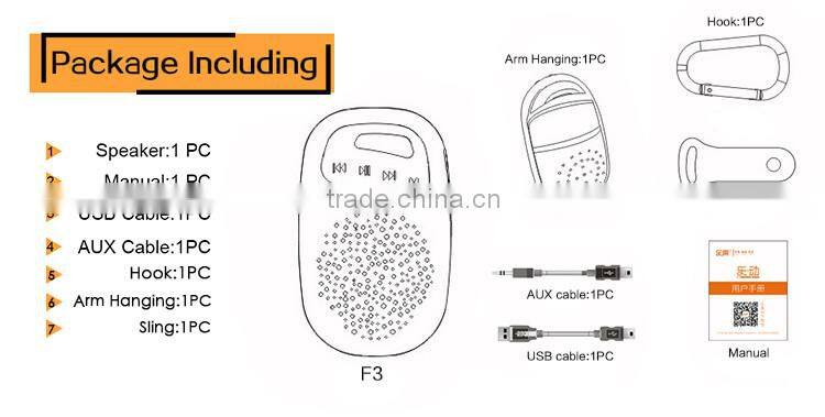 APE, FLAC, MP3, WMA, WAV music file format match active type bluetooth speaker 6w