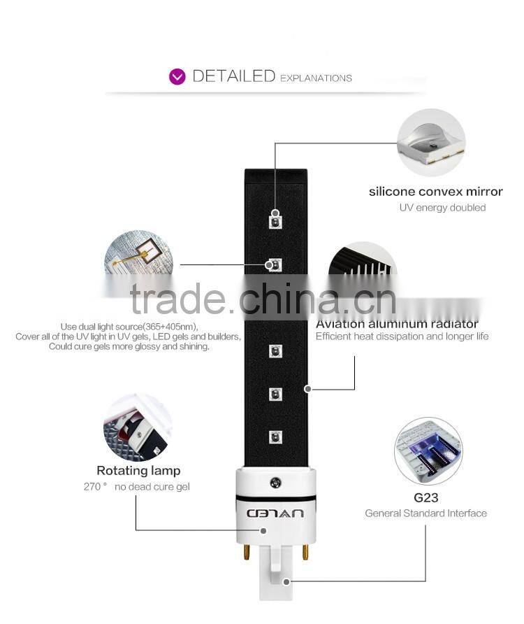 Professional 9W Nail UV Replacement Bulb 36W UV LAMP