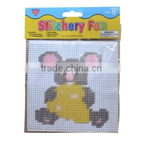 Animal cross stitch toy