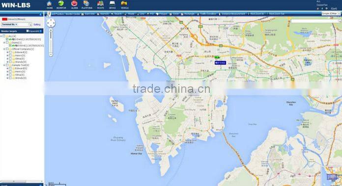 Car vehicle tracker with SOS button /Geo-fence , SIM card GSM GPRS vehicle gps tracker