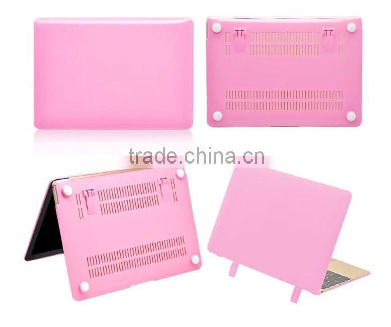 Slim Matte Laptop Cover Case with Fold Kickstand for Macbook Pro 13 inch