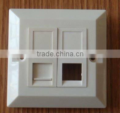 cat5e double ports rj45 UK face plate