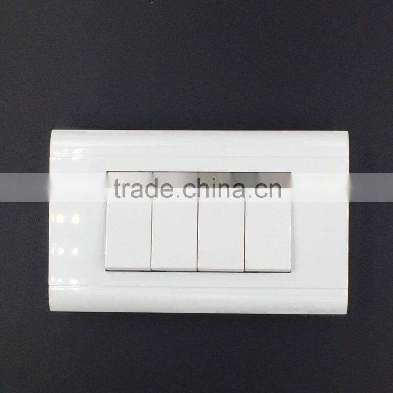 118 series Australia type Australia stardand four gang wall switch