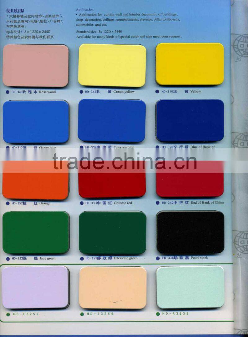 3mm/4mm brushed aluminum interior wall panels/ aluminum composite panels (ACP ) factory