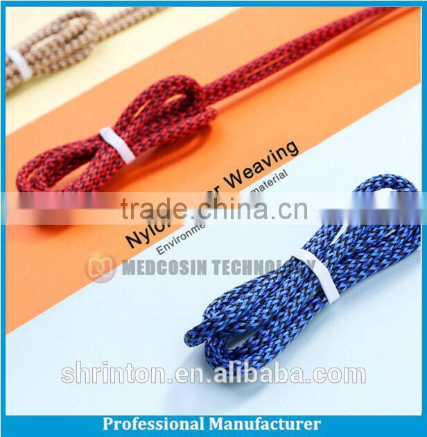 Remax double-sided 2.1A nylon braided cable for IOS