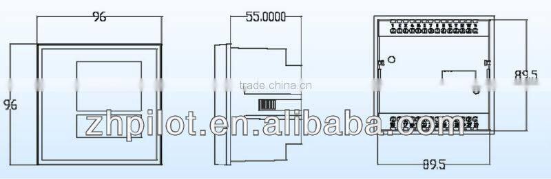 PMAC600B/BH rs485 communcation power quality meter