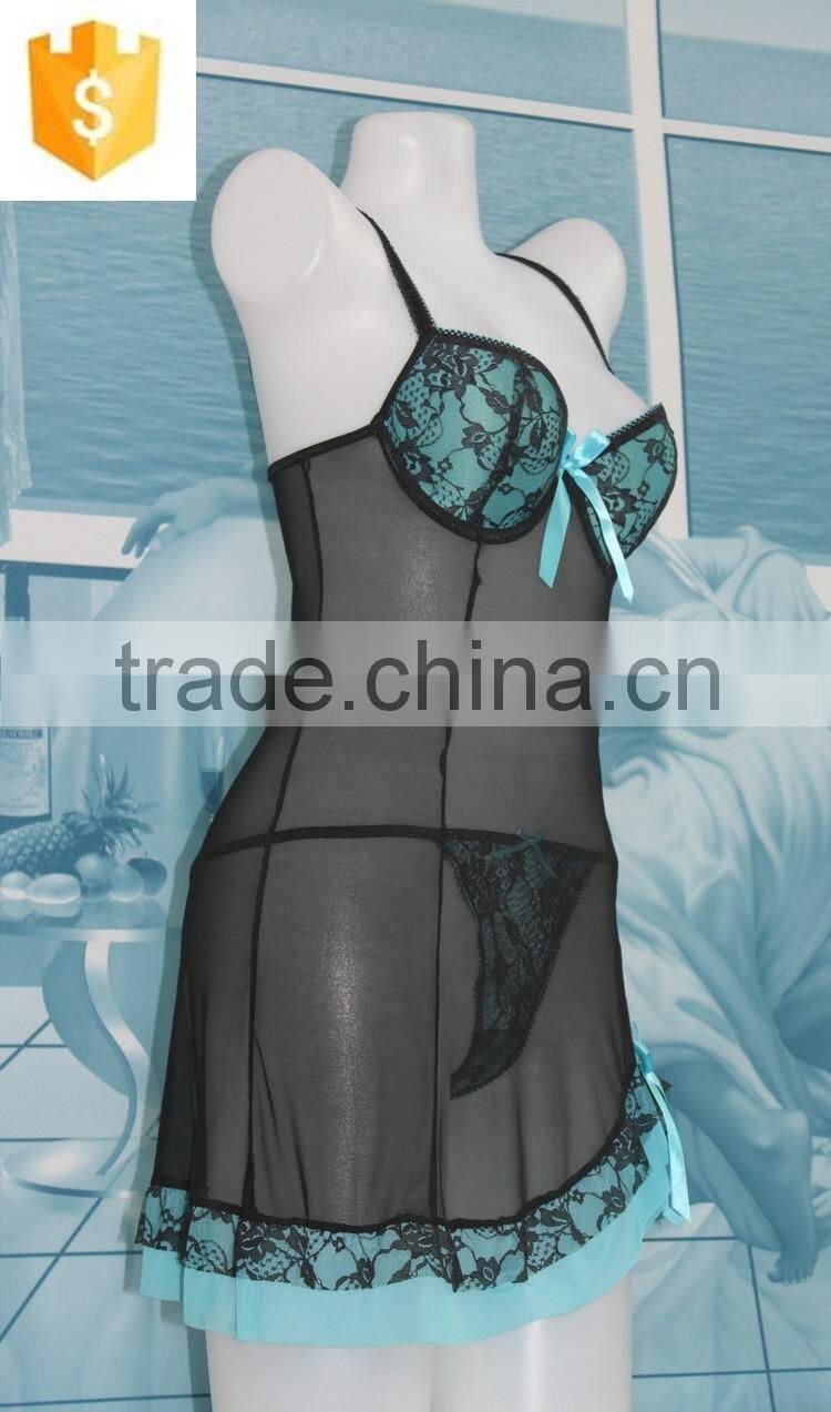 high quality sexy babydools lingerie, 2016 new arrival wholesale sexy lady lingerie nighty