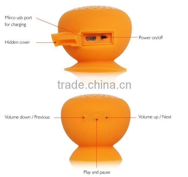 Wholesale Price High Quality Mini Wireless Portable Speaker with Suction Cup