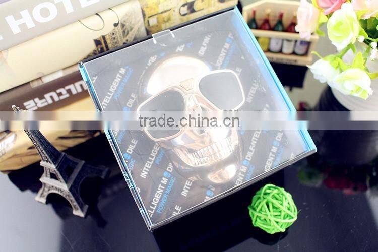 (gift) new style fashion skeleton power bank 4400mah skull portable power charger for boys