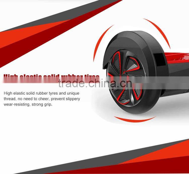 bluetooth music and LED lighting 2 wheel self balancing electric scooter