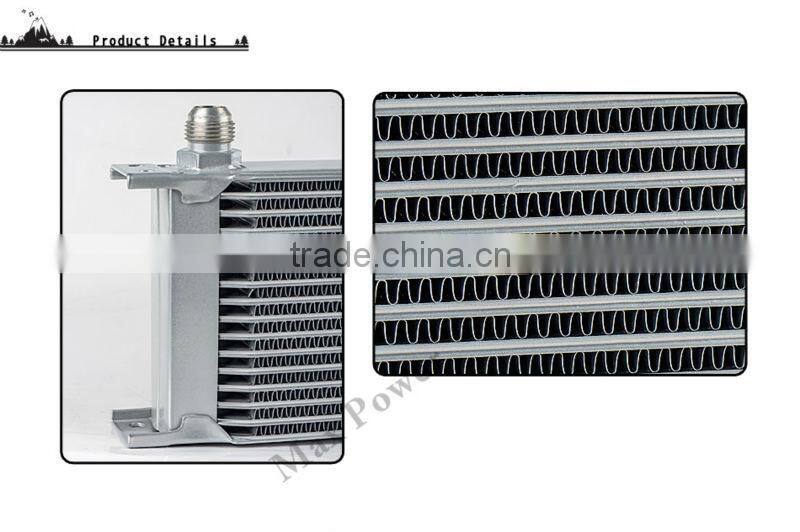 Auto Aluminum Different Row With Different Adapter oil cooler kit Suit for Racing Cars