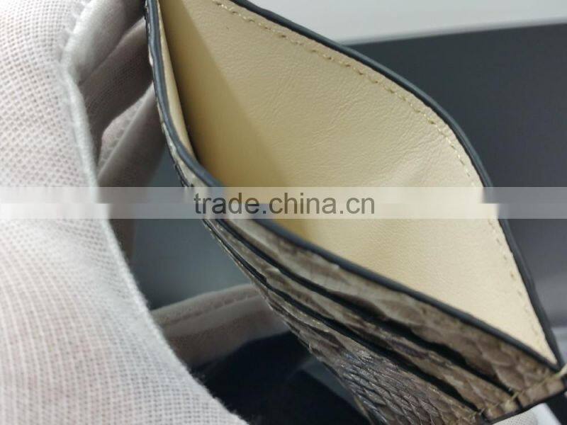 giveaways gift genuine python leather card holder custom clear cover with catalogue superstar ID card holder