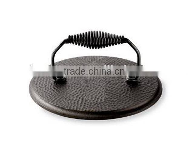 Cast Iron Pre-seasoned Bacon Press/ Meat Press/ Cooking Press/ Grill Press